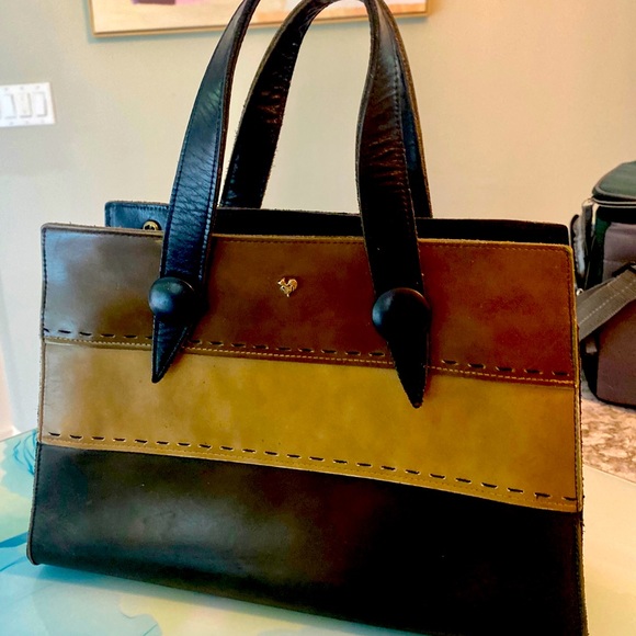 Jean Fogel Paris France Leather 1970s Handbag - Picture 4 of 10